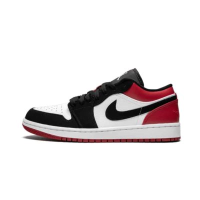 AIR JORDAN 1 LOW BLACK TOE