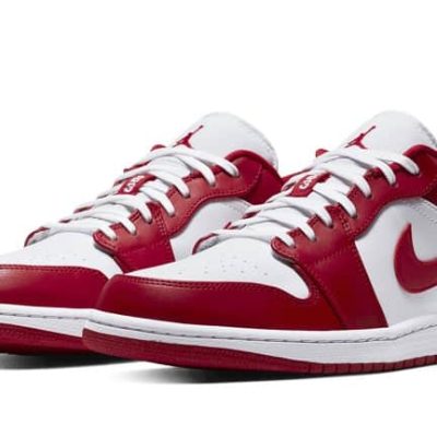 AIR JORDAN 1 LOW GYM RED WHITE
