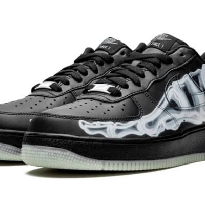 AIR FORCE 1 BLACK SKELETON HALLOWEEN