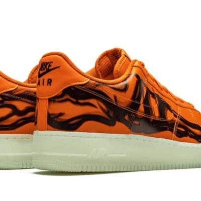 AIR FORCE 1 ORANGE SKELETON HALLOWEEN