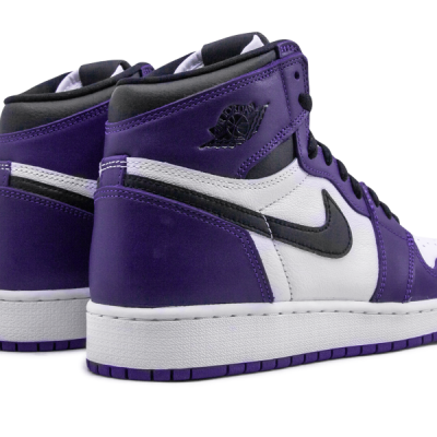 AIR JORDAN 1 COURT PURPLE WHITE