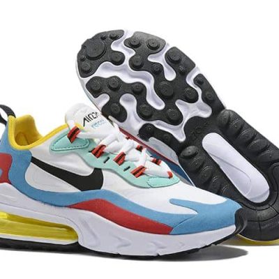 AIR MAX 270 REACT BLUE RED YELLOW