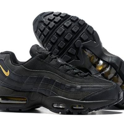 AIR MAX 95 BLACK WITH GOLD SWOOSH