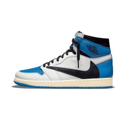 AIR JORDAN 1 LOW TRAVIS SCOTT FRAGMENT MILITARY BLUE