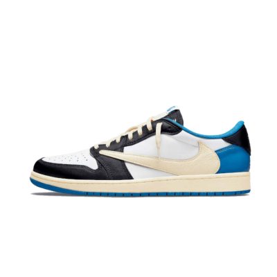 AIR JORDAN 1 LOW TRAVIS SCOTT FRAGMENT MILITARY BLUE