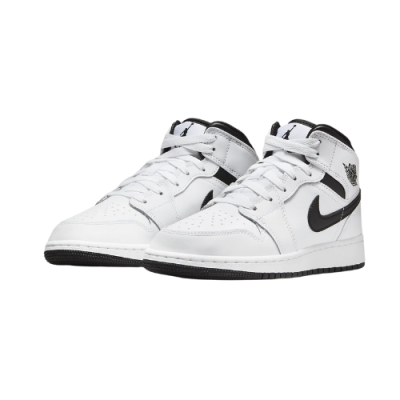 Air Jordan 1 Mid Blancas y Negras