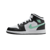 Air Jordan 1 Mid Black and Green Glow