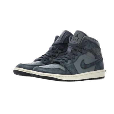 Air Jordan 1 Mid Distressed Smoke Grey