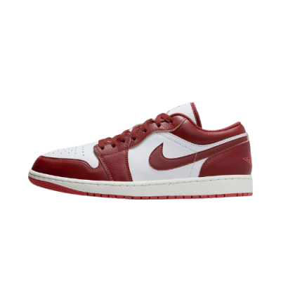 Air Jordan 1 Low White Dune Red