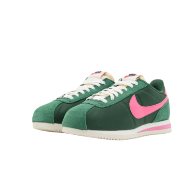 Nike Cortez Verdes y Rosas