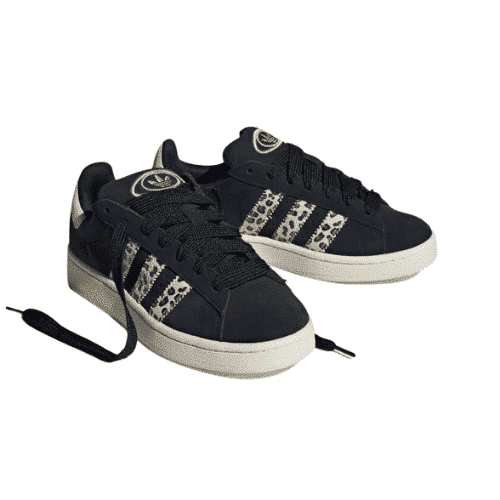 ADIDAS CAMPUS NEGRAS CON ESTAMPADO DE LEOPARDO - Imagen 2