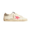GOLDEN GOOSE SUPERSTAR LTD WHITE WITH PINK STAR