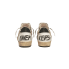 GOLDEN GOOSE BALL STAR WHITE AND BEIGE WITH GREEN STAR