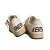 GOLDEN GOOSE BALL STAR WHITE WITH SALMON PINK STAR