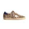 GOLDEN GOOSE SUPERSTAR LTD PONY HAIR WITH GOLD STAR AND BLUE HEEL