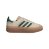ADIDAS GAZELLE BOLD BEIGE GREEN