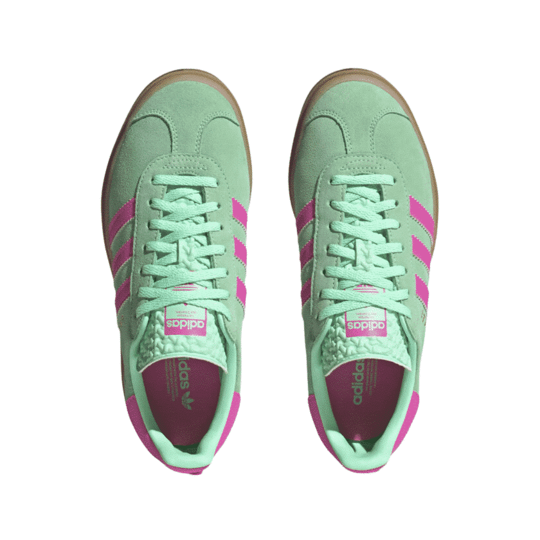 ADIDAS GAZELLE BOLD GREEN PINK