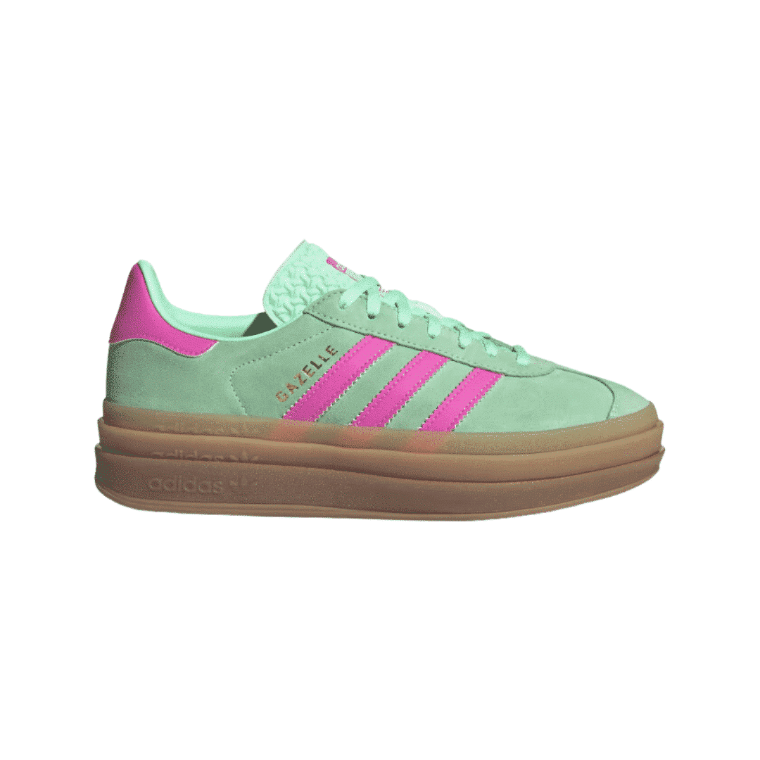 ADIDAS GAZELLE BOLD GREEN PINK