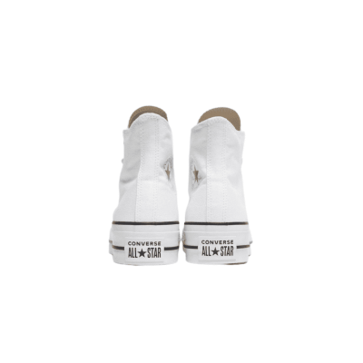 CONVERSE CHUCK TAYLOR ALL STAR LIFT LEATHER HIGH TOP WHITE