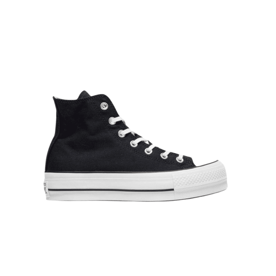 CONVERSE CHUCK TAYLOR ALL STAR LIFT LEATHER HIGH TOP BLACK