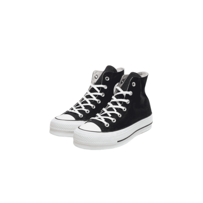 CONVERSE CHUCK TAYLOR ALL STAR LIFT LEATHER HIGH TOP BLACK
