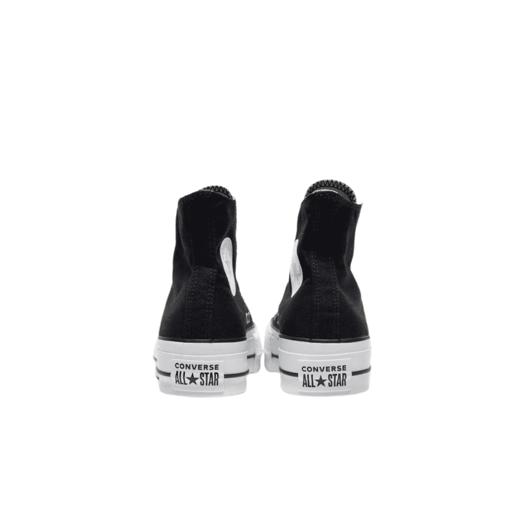 CONVERSE CHUCK TAYLOR ALL STAR LIFT LEATHER HIGH TOP BLACK