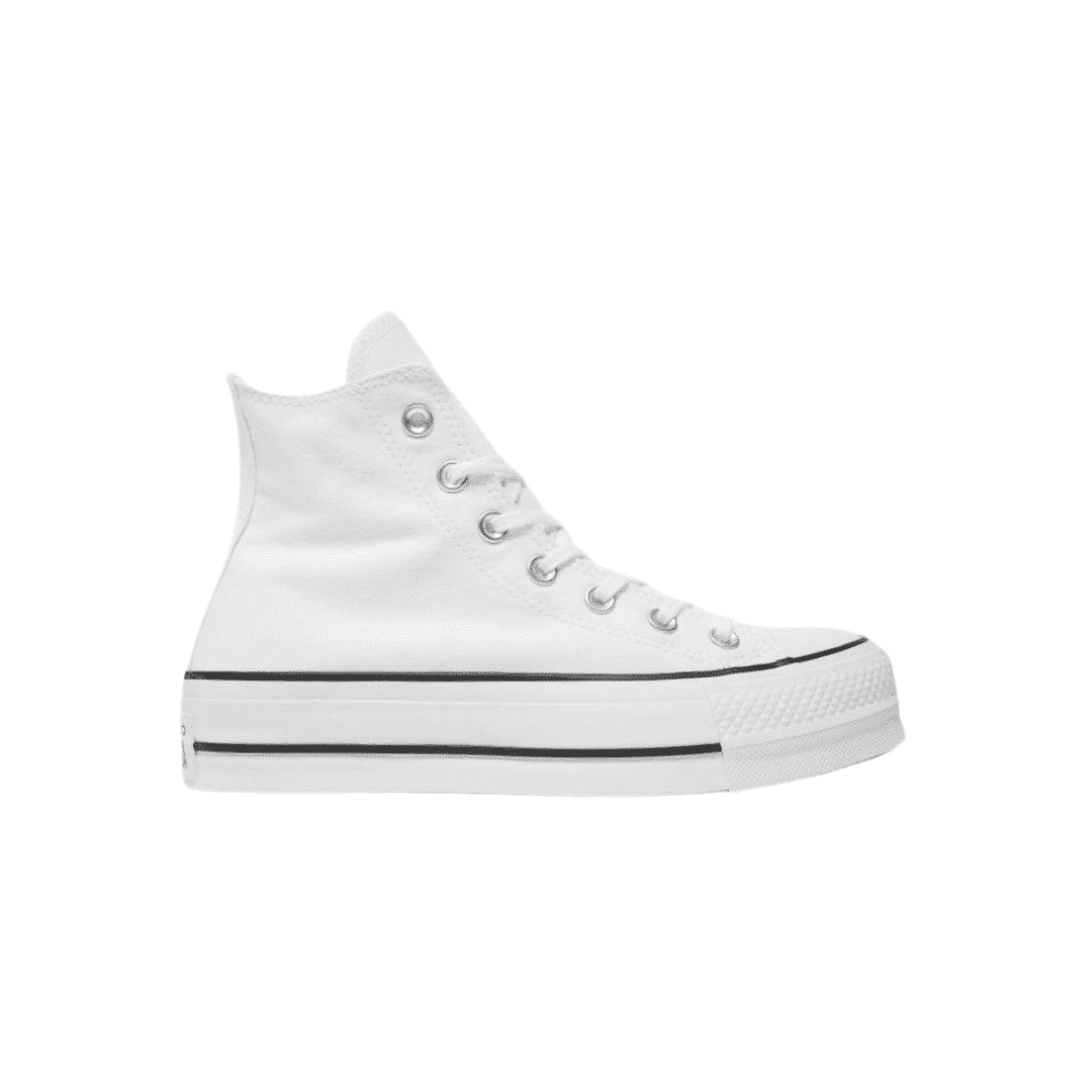 CONVERSE CHUCK TAYLOR ALL STAR LIFT LEATHER HIGH TOP WHITE