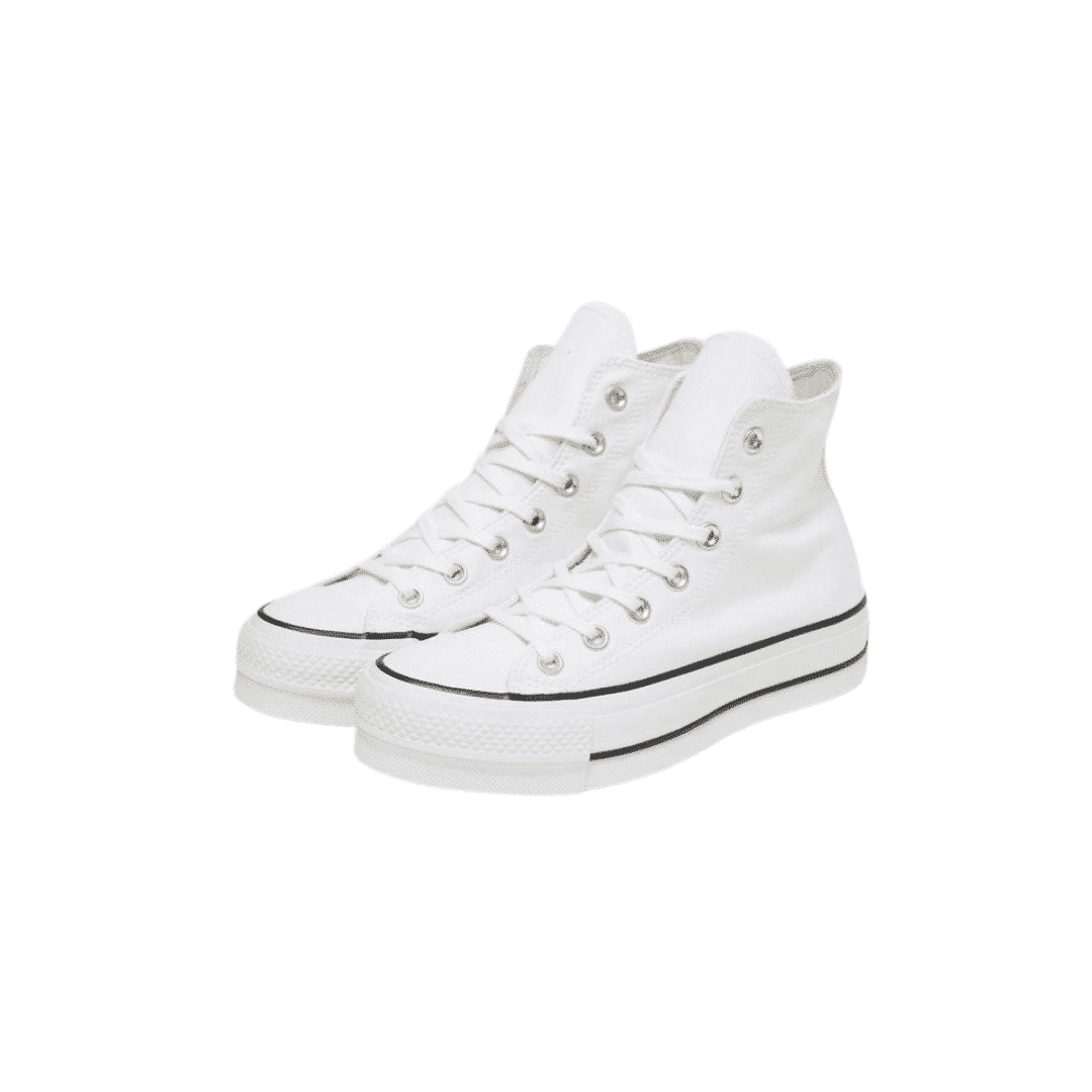 CONVERSE CHUCK TAYLOR ALL STAR LIFT LEATHER HIGH TOP WHITE